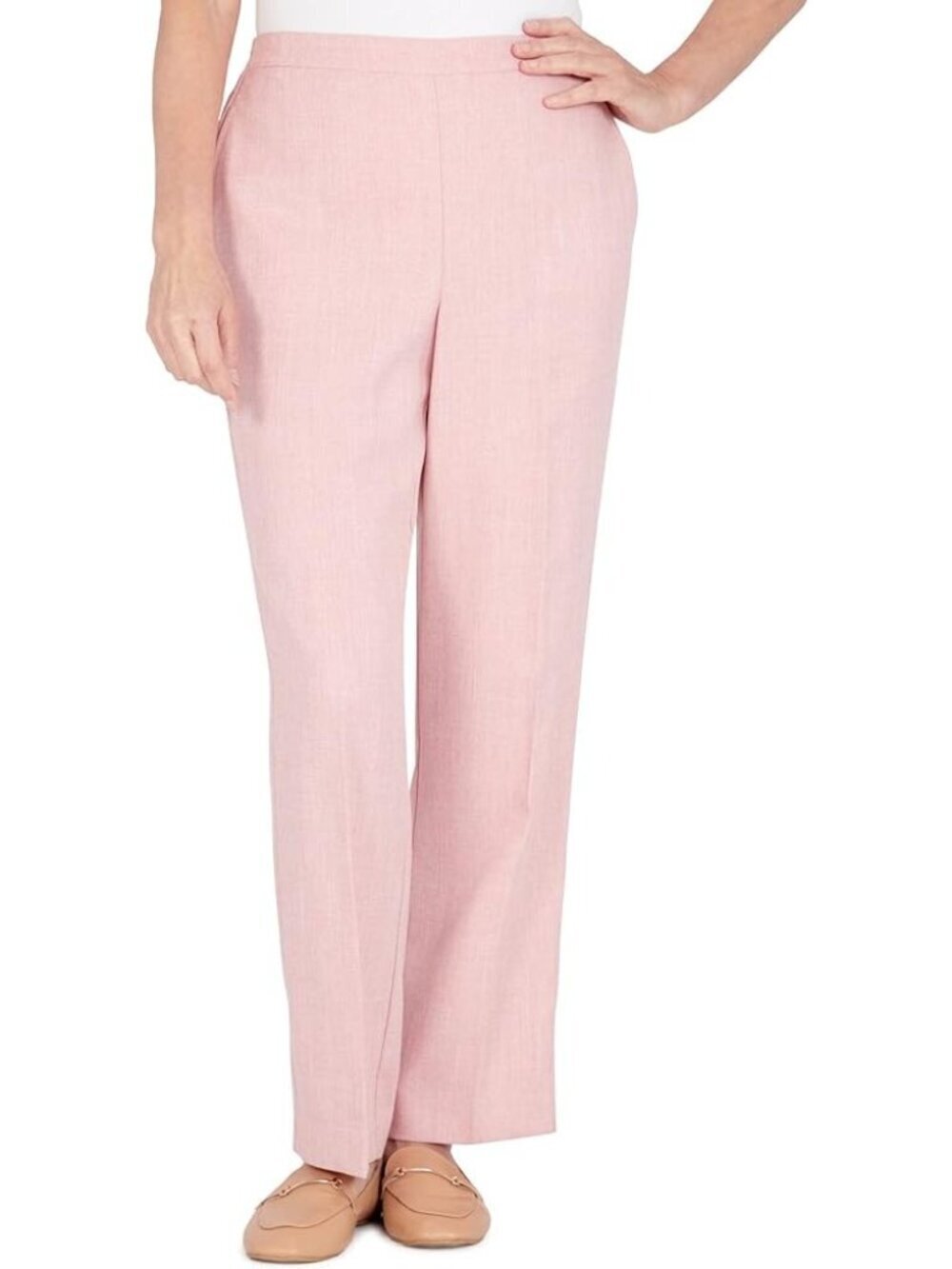 Old Navy Baby Pink Pull On Career Trouser Pants Women Size 8